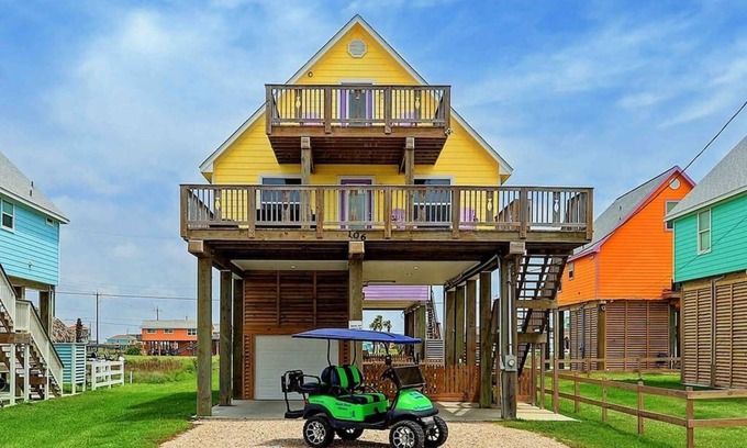 Surfside Beach House | Surfside Paradise #4: Oceanfront Views & Pet Friendly Stay