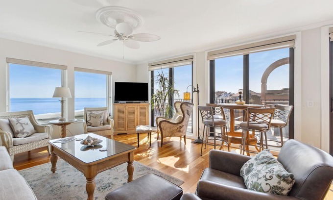 Fernandina Beach Condo | Breathtaking Ocean and Marsh Views from 5th Floor Rooms