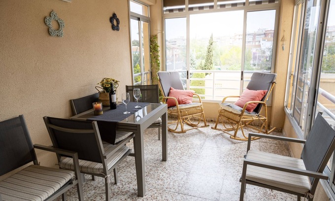 Santa Pola Apartment | Pet-Friendly Retreat with Pool, Tennis & Ocean Views