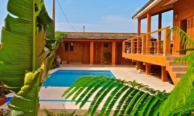 Guereo Villa | Relax at TérangaLux Villa Amina with Pool & Beach Access