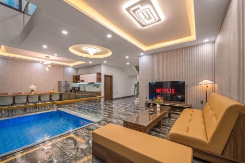 Ngu Hanh Son Villa | T P Residence Villa-3 mins walk to Beach- Full AC