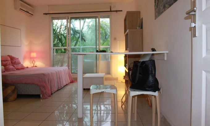 Boucan Canot Apartment | Relaxing Retreat: Air-Conditioned Oasis Near Boucan Plage