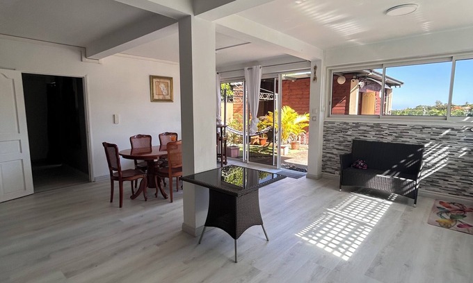La Riviere Saint-Louis Apartment | Guest Rated: 10/10 T2 with Air Conditioning & Kitchen