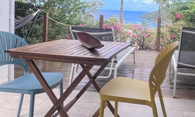 Les Anses-d'Arlets Villa | Seaside Retreat: T2 Apartment with Beach Access & Jacuzzi