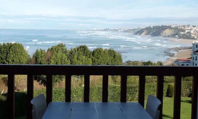 Guethary Apartment | Discover T3 Dorre Churria with Panoramic Ocean Views