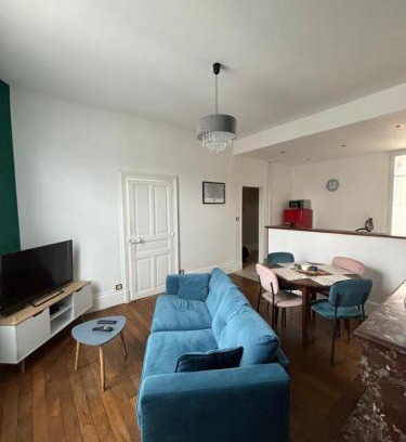 Moulins Apartment | Family-Friendly 3-Room Apartment with Garage Access