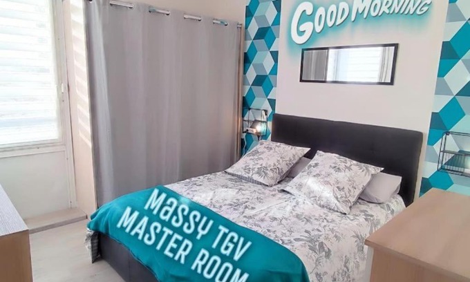 Massy Apartment | Discover T3 Superieur Massy TGV - Perfect for Families & Pros