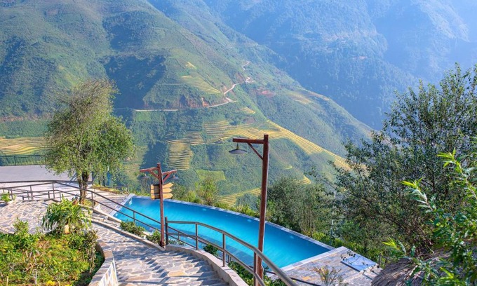 Bac Yen Cabin | Relax at Ta Xua Ecolodge with Pool and Ocean Views