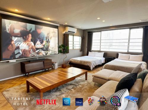 Susakiuramachi Apartment | Explore TABISAI HOTEL Premium in博多-中洲 with Family Amenities