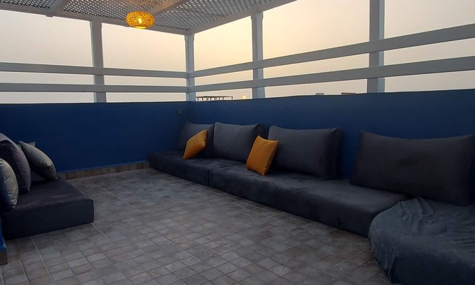 Tamrhakht Apartment | Oceanfront Bliss at Taghazout Bay: Pet-Friendly Retreat
