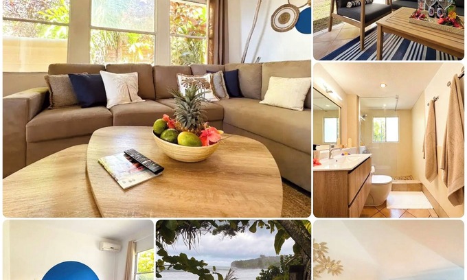 Arue House | Oceanfront Escape: Direct Beach Access for Memorable Stays