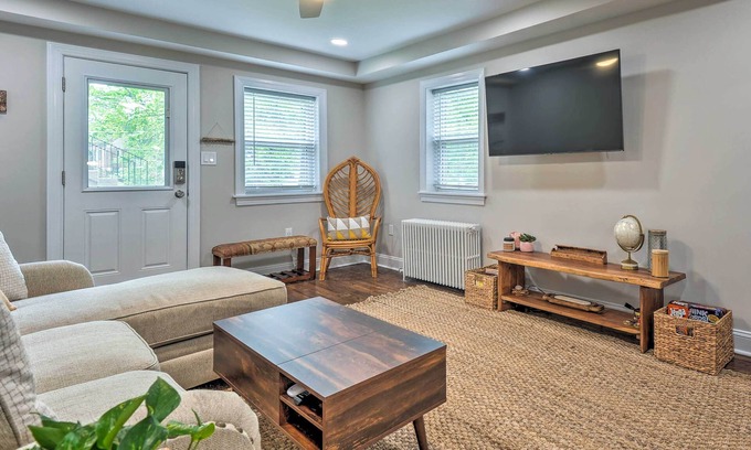 Takoma Park Apartment | Ideal Takoma Park Apartment with Fire Pit Near DC
