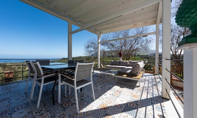 Santa Flavia House | Talìa: Panoramic Ocean View Home, Perfect for Families