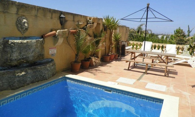 Nadur Other | Tal-Bir Farmhouse: Ideal Retreat for 16 with Pool Access