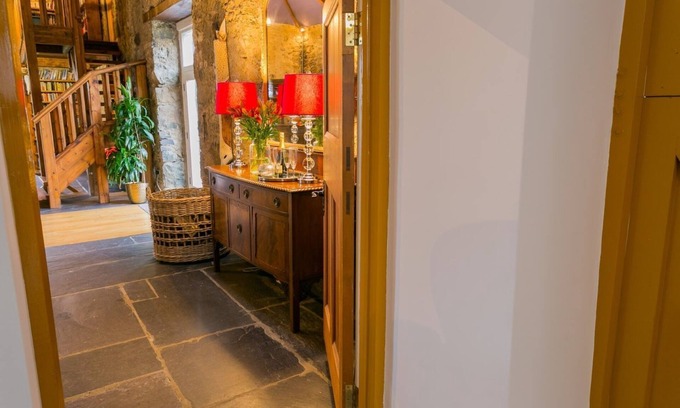 Bangor Apartment | Relax at Tal Y Bont Uchaf Stables with Hot Tub & 5 Bedrooms