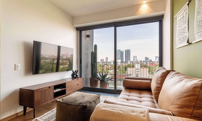 Hipodromo Condesa Apartment | Delightful Grand Apartment Taman with Pool and Spa Access