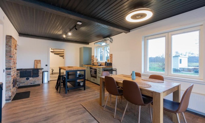 Pohja-Sakala Parish House | Discover Tammearu Villa: 4-Star Escape with Hot Tub