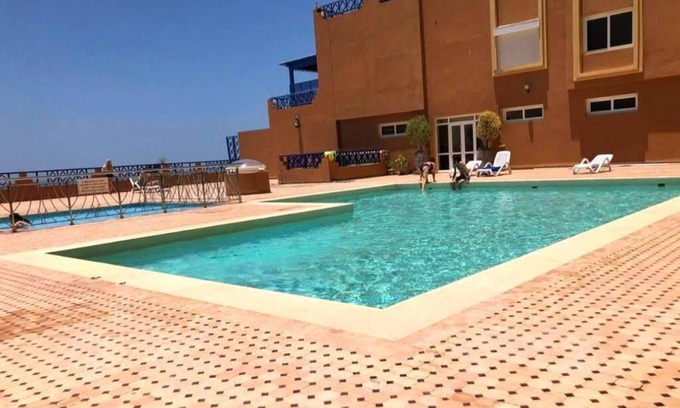 Tamrhakht Apartment | Scenic Tamraght Sea View Apartment with Pool & Oceanfront Access