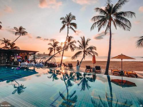 Plai Laem Hotel | Beautiful Tango Luxe Beach Villa with Oceanfront Pool