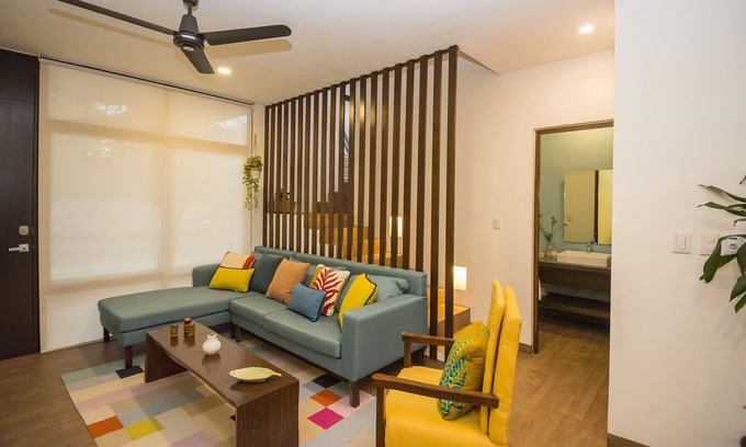 Merida Municipality House | Oceanfront Tannah Palapa House: Rated 10/10 with Pool & Spa