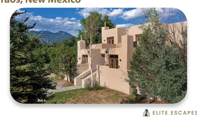 Taos Resort | Relaxing Taos Resort Studio with Pool and Spa Amenities