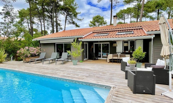 Lacanau-Ocean House | Beautiful Home with Private Pool and Oceanfront Views