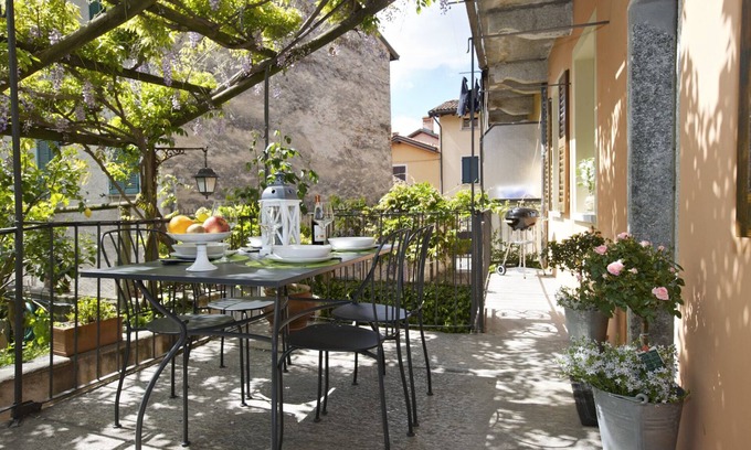Pallanza Apartment | Elegant 3-Room Apartment with Balcony & Pool Access