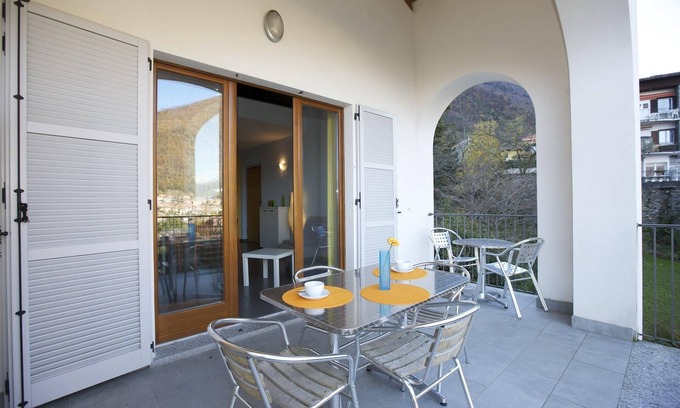 Cannobio Apartment | Stylishly Furnished Apartment with Pool & Lake View