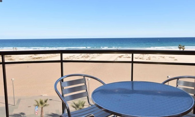 Torredembarra Apartment | Oceanfront Retreat: Tatiana by Interhome with Pool & Spa