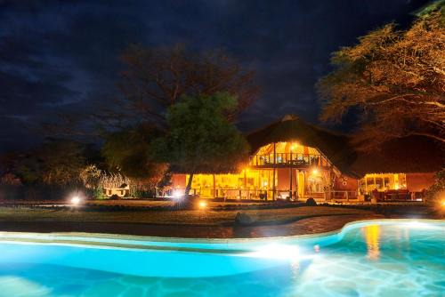 Amboseli Cabin | Experience Tawi Lodge: Oceanfront Bliss with Spa & Pool