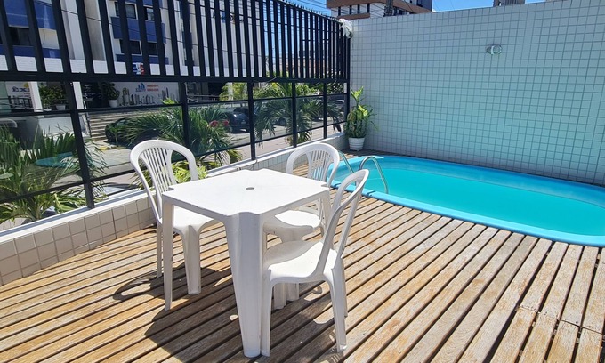 Tambau Apartment | Unwind at Tempo de Aconchego Hospedagens with Ocean View