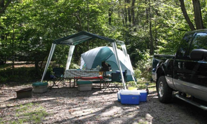 Wellsboro House | Tent and Tear Drop Electric site 8