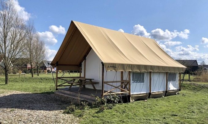 IJhorst Ski Chalet | Cozy Tent Lodge with Veranda Near Ijhorst Attractions