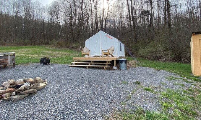 Cooperstown - Otsego Lake RV Rental | Tentrr Signature Site - Mt Otsego Sunrise Meadow