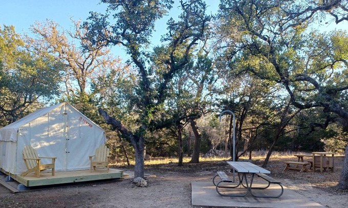 Spring Branch RV Rental | Tentrr State Park Site - Texas Guadalupe River State Park - Site A - Single Camp