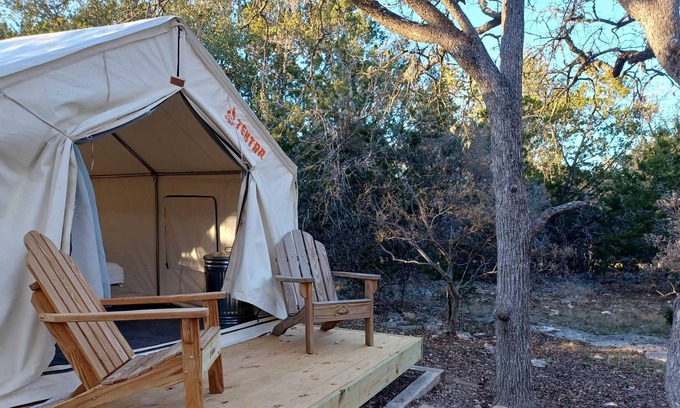 Spring Branch RV Rental | Tentrr State Park Site - Texas Guadalupe River State Park - Site C - Single Camp