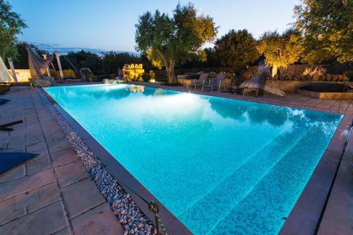 Carpignano Salentino Villa | Relax at Tenuta Bouganville with Garden, Pool & Hot Tub