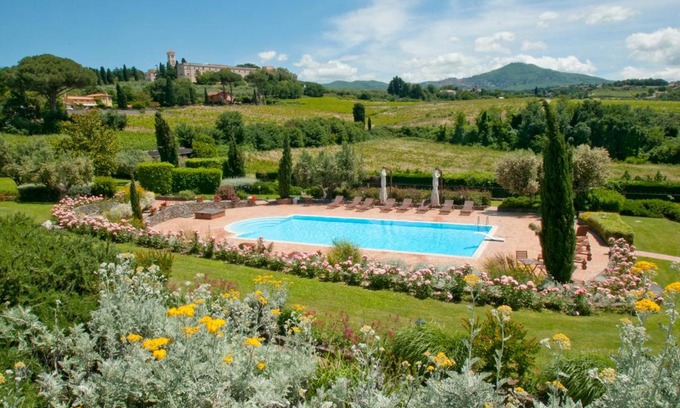 Grottaferrata House | Exquisite Tenuta Cusmano: Ocean View & Hot Tub Amenities