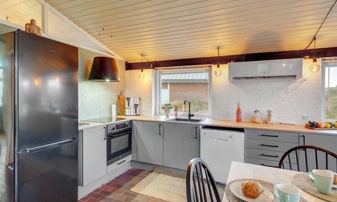 Bjerregard Strand House | Relax at "Teresa" - Oceanfront Retreat Just 200m from Sea