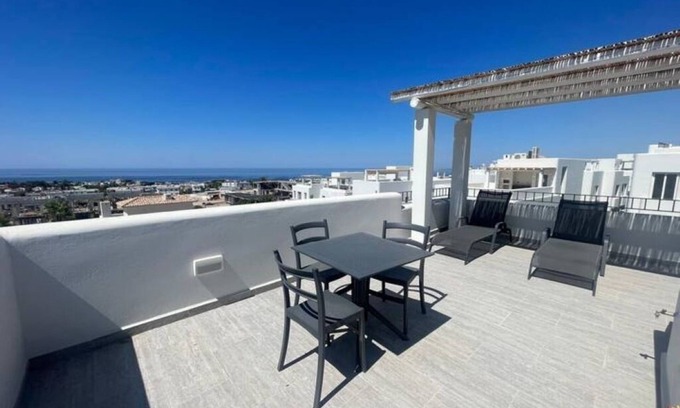 Karaman Resort | Terra C -4 1+1 Penthouse Sea View