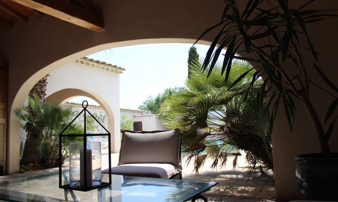Perols Apartment | Experience Terrasses: Pool House with Oceanfront Views