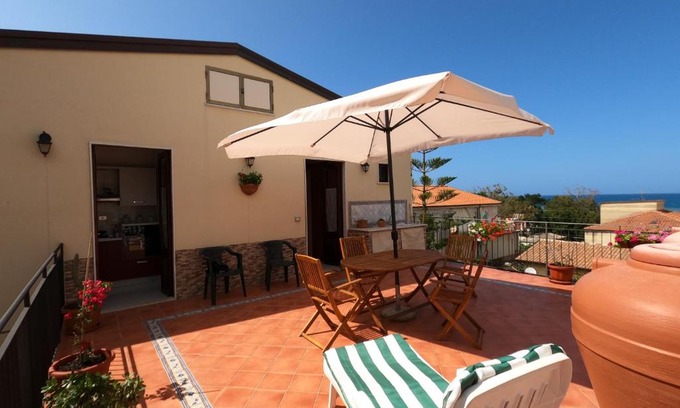Marina di Caronia House | Oceanfront Escape at Terrazza Lungomare - 4-Star Retreat