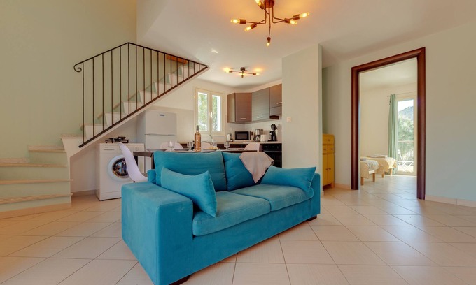 Palasca Apartment | Sea View Retreat: Terracotta Soli Mare - Steps from Lozari Beach