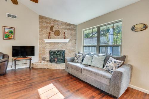North Austin Civic Association House | Cozy Texas Retreat with Patio, Fireplace & Family-Friendly Yard