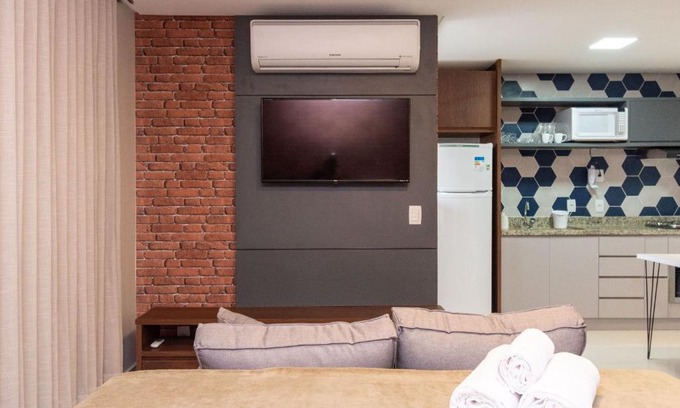 Setor Bueno Apartment | Cozy Flat with City Views and Pool at Ed The Expression
