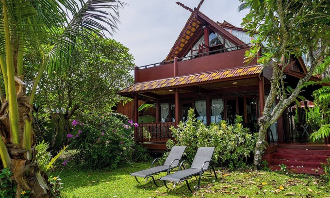 Plai Laem House | Serene Thai Wooden Villa with Private Sala and Ocean Views