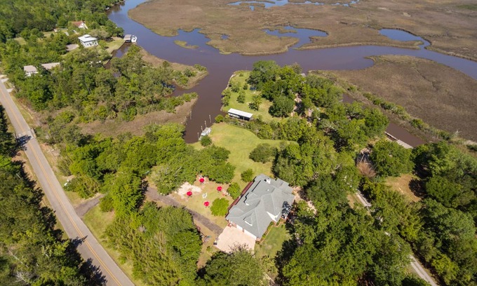 Pass Christian House | Family-Friendly Retreat with Pool, Hot Tub & Boat Dock