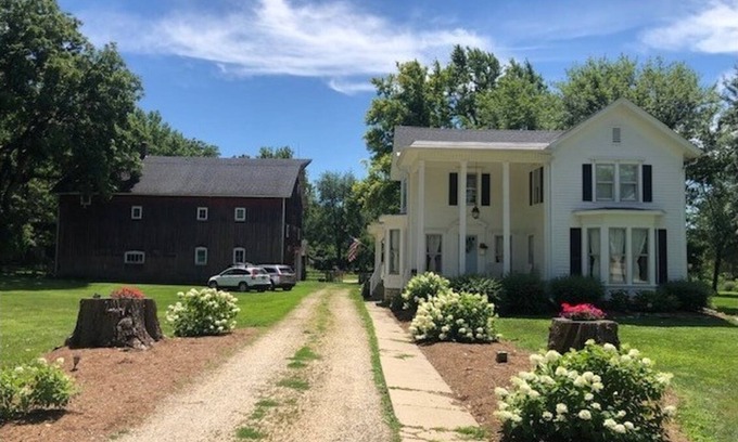 Kaneville Other | Exceptional Stay at The 1840's Goat House with Kitchen