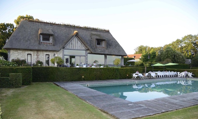 Manerbe House | Elegant Argentel Manor House with Private Pool & Breakfast