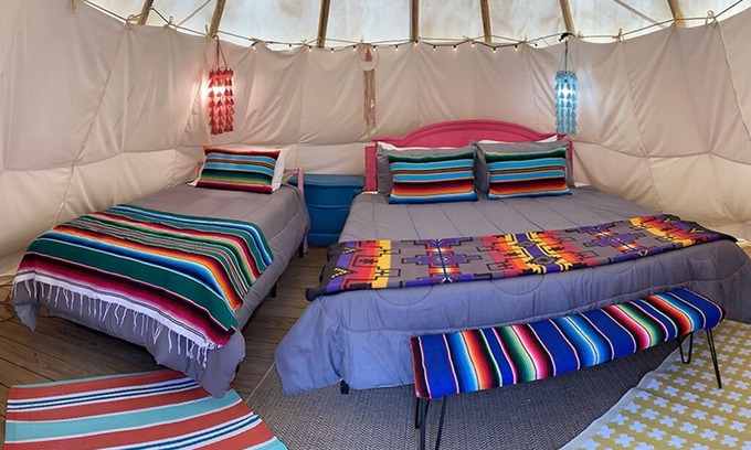 Wills Point Cabin | Experience Nomadic Tipis at The Arrowhead Tipi Resort